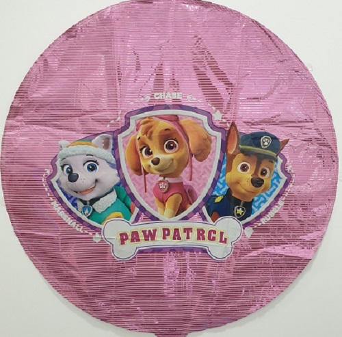 Paw Patrol Pink Mylar Balloon
